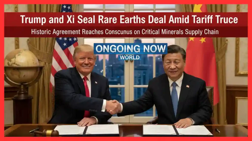 Trump and Xi Seal Rare Earths Deal Amid Tariff Truce | World News | Ongoing Now