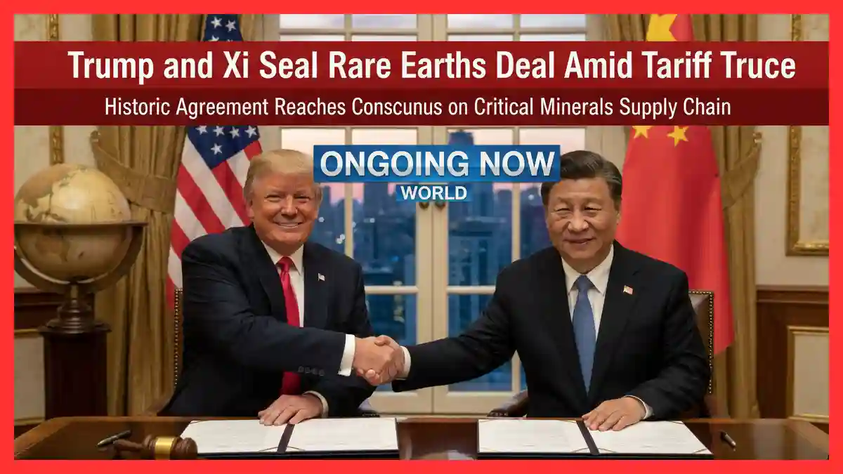 Trump and Xi Seal Rare Earths Deal Amid Tariff Truce | World News | Ongoing Now