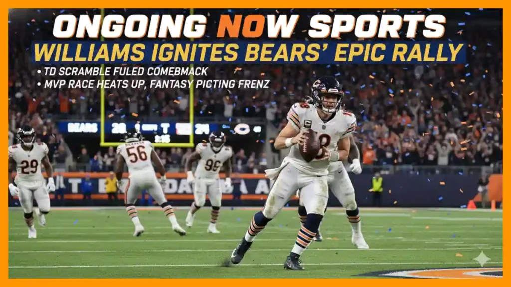 Caleb Williams Ignites Bears' Epic Rally | Ongoing Now | Sports