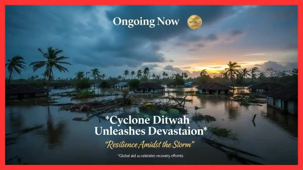 Cyclone Ditwah Path Devastates Asia’s Heart | Ongoing Now | World News