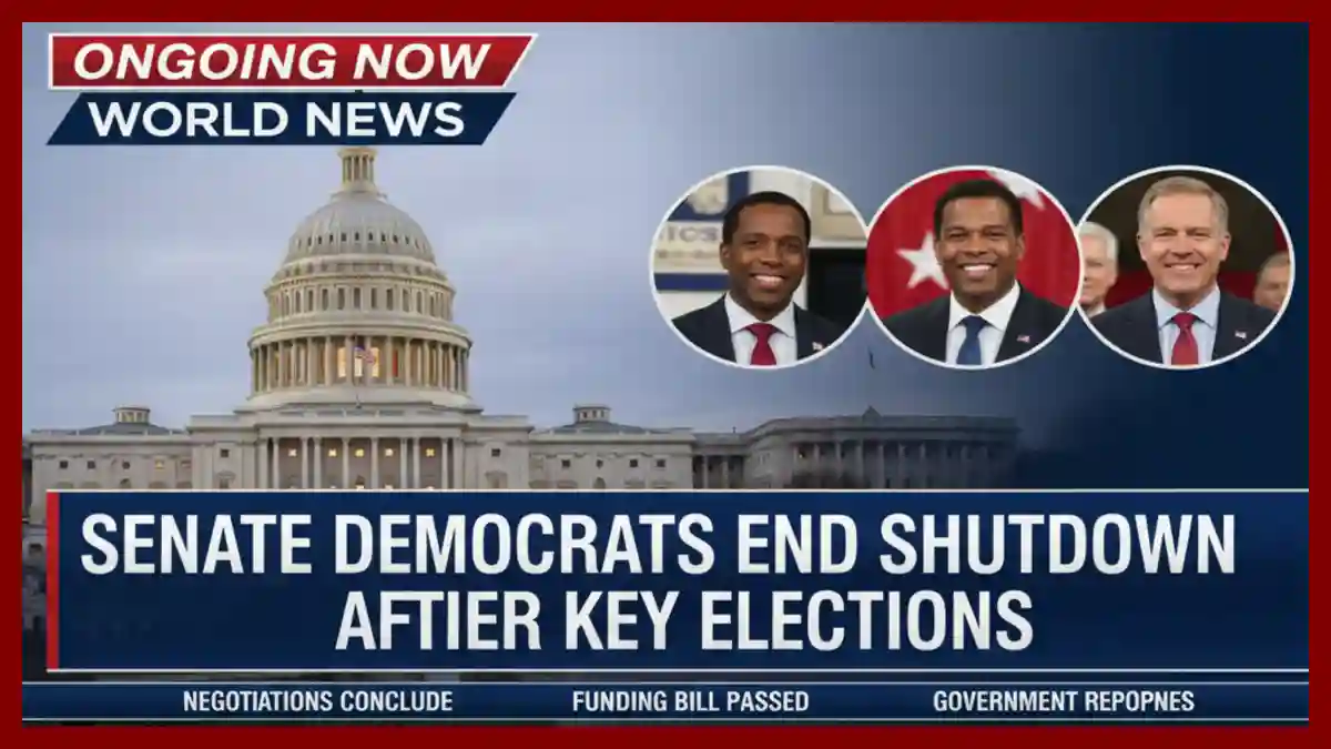 Senate Democrats End Shutdown After Key Elections | World News | Ongoing Now