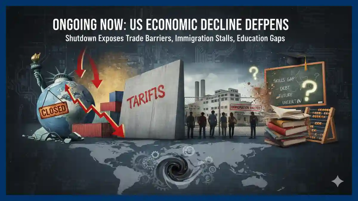 US Economic Decline Shutdown's Shadow Looms | OngoingNow | Deep Dive
