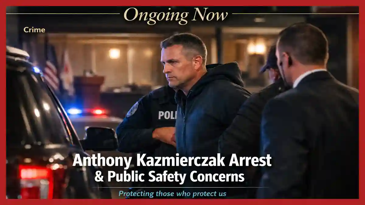 Anthony Kazmierczak arrest impact on public safety | Ongoing Now | Crime