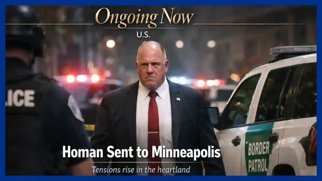 Homan Deployment Follows Minneapolis Enforcement Incident | Ongoing Now | U.S.