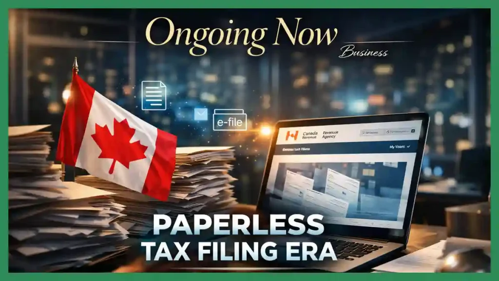 CRA No More Paper Forms Why Tax Filing Just Changed | OngoingNow Business News