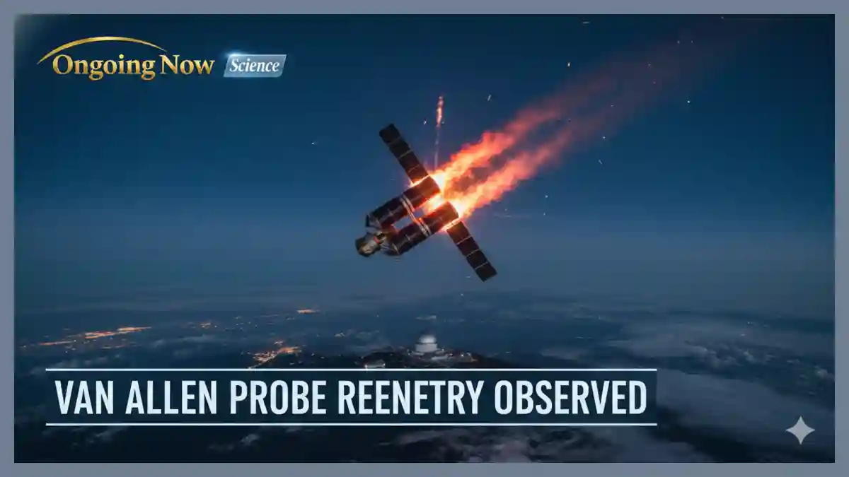 NASA Space Debris Warnings The Van Allen Probe Reentry