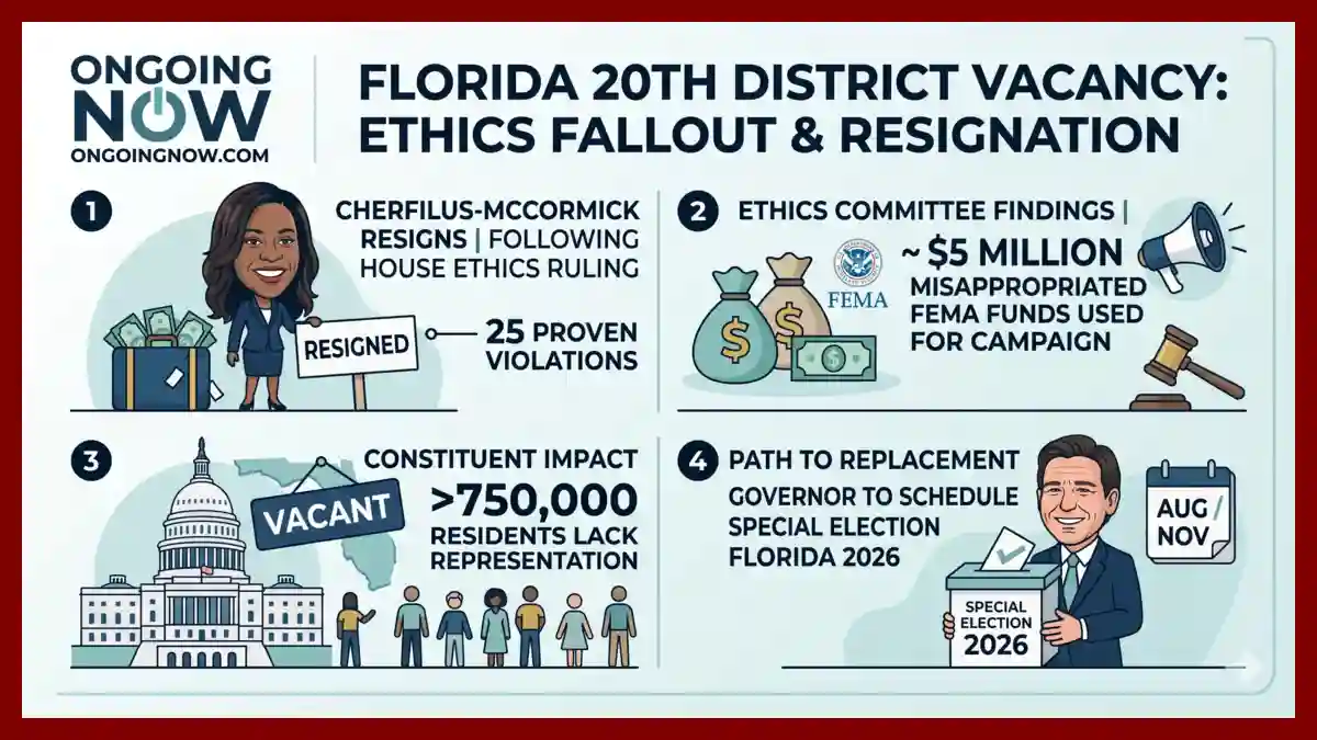 Florida 20th District Vacancy Resignation Follows Ethics Ruling | Ongoingnow