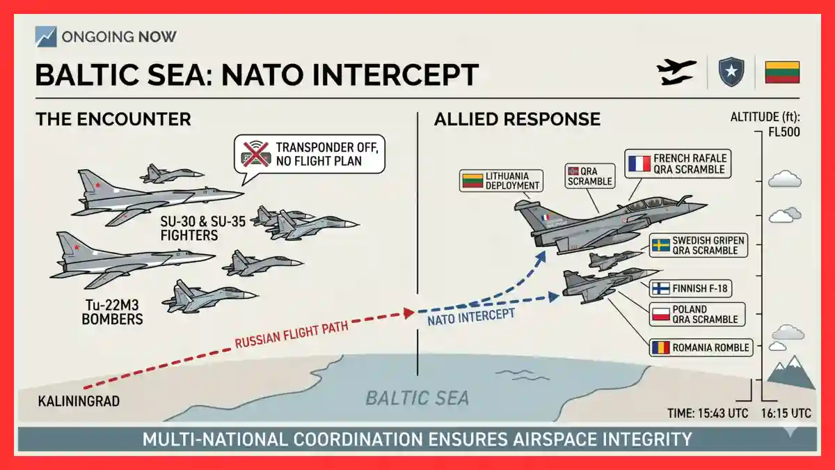NATO Baltic Air Policing Intercepts Strategic Bombers | Ongoingnow