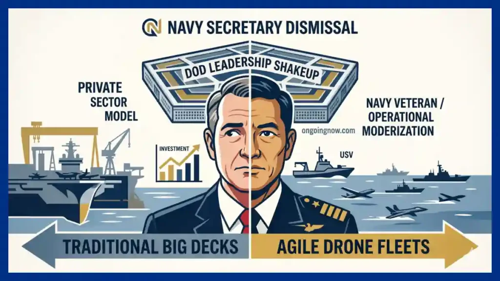 Navy Secretary Firing Reasons The Pentagon Shakeup