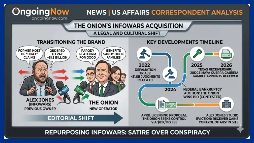 The Onion Acquisition Why Satire Now Owns Infowars | Ongoingnow
