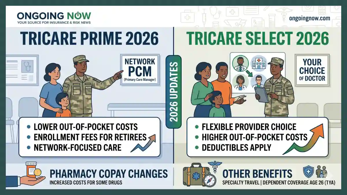 Tricare Prime vs Select 2026 New Costs and Rules | Ongoingnow