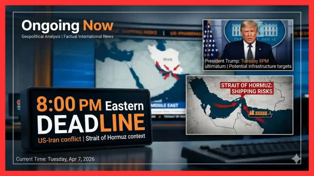 Tuesday 8PM Eastern Deadline US-Iran War Fallout