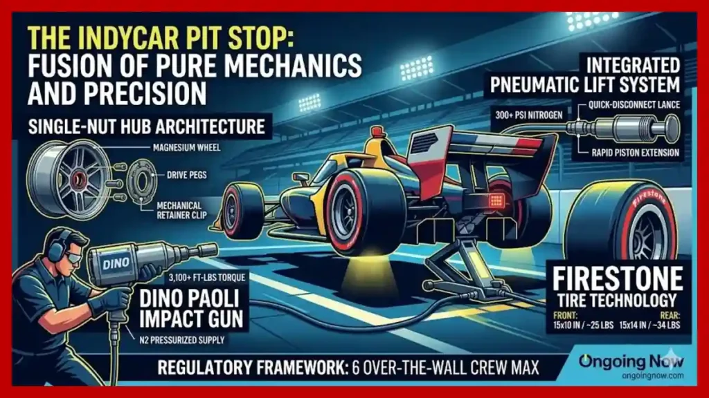 How Regulations and Physics Dictate the Fastest IndyCar Pit Stop Times on Track