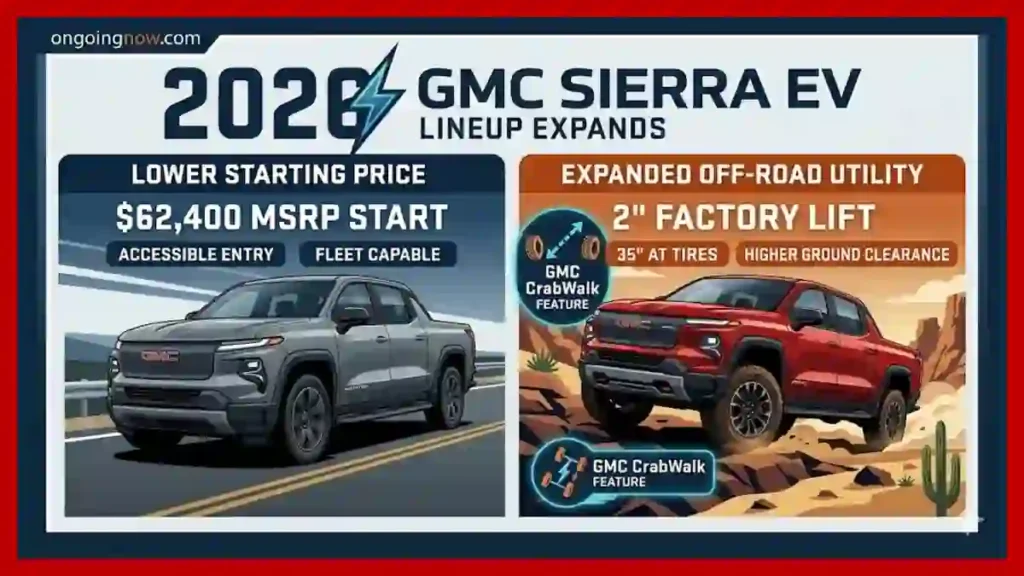 How the 2026 GMC Sierra EV Price Shift Expands Premium Electric Pickup Trucks