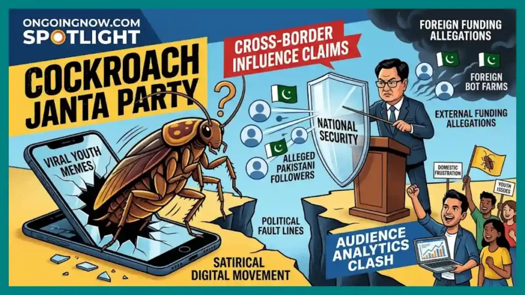 How the Satirical Cockroach Janta Party Sparked a Cross-Border Data Conflict