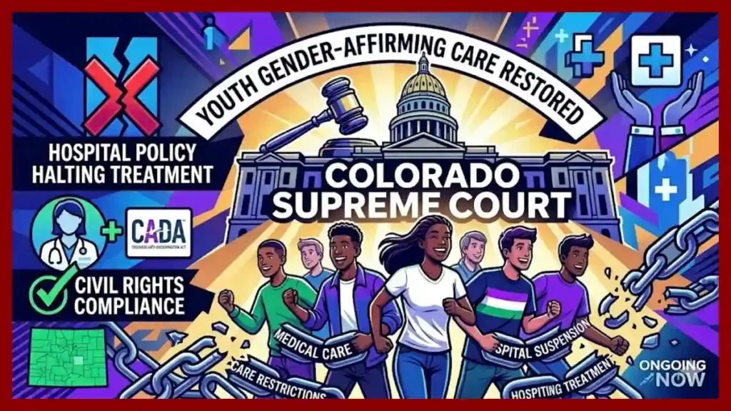 Transgender youth health care restored as Colorado civil rights litigation triumphs.