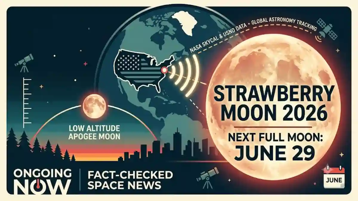 Astronomers pinpoint the strawberry moon 2026 date and time for low-arc peak