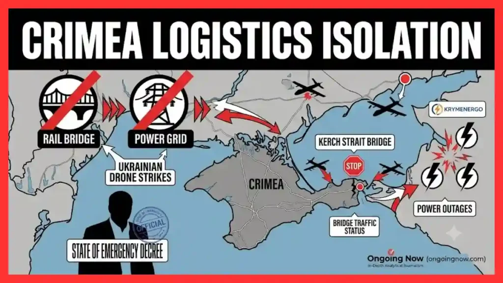 How Crimea Drone Strikes systematically isolate regional supply corridors