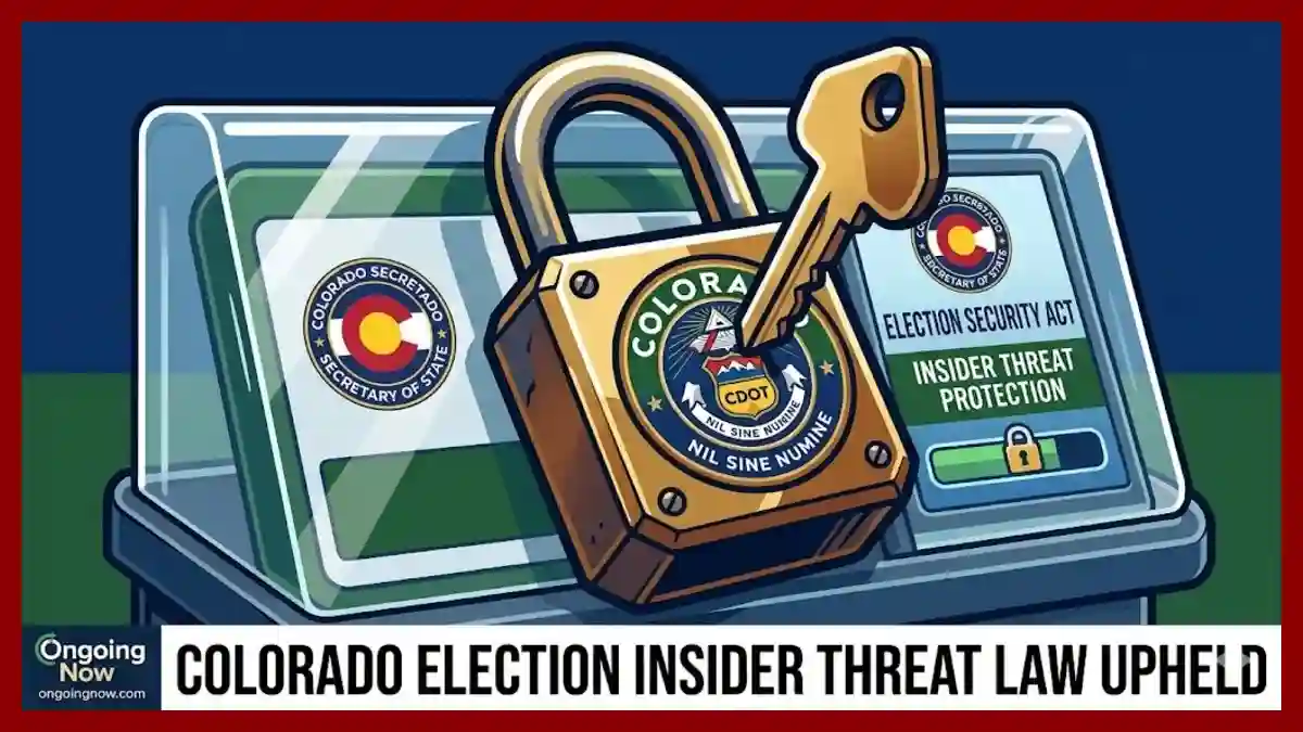 How the Colorado election insider threat protection law limits clerk actions after clemency release.