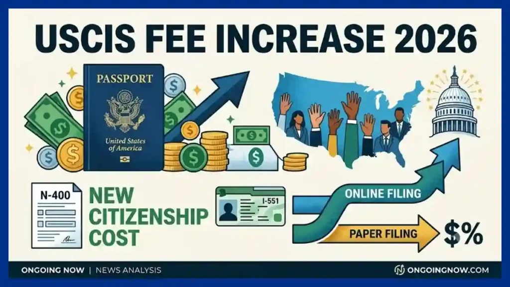 How the uscis fee increase 2026 alters the path to US citizenship