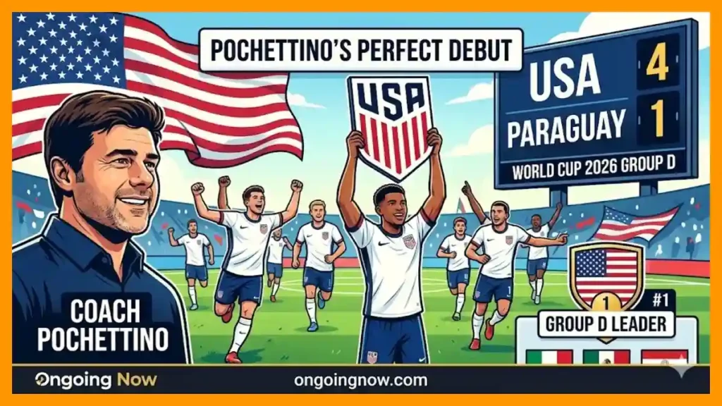 Stunning Pochettino Debut USA vs Paraguay Score Sparks Historic World Cup Run