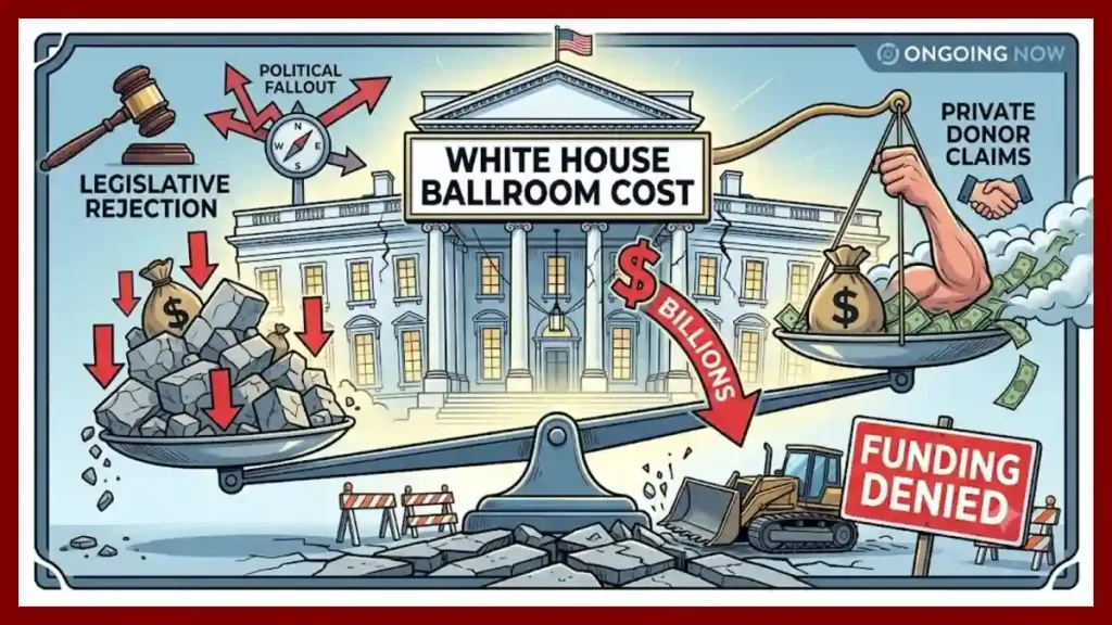 Taxpayers Foot Half the Bill How the White House ballroom cost Hidden Details Sparked a Senate Revolt