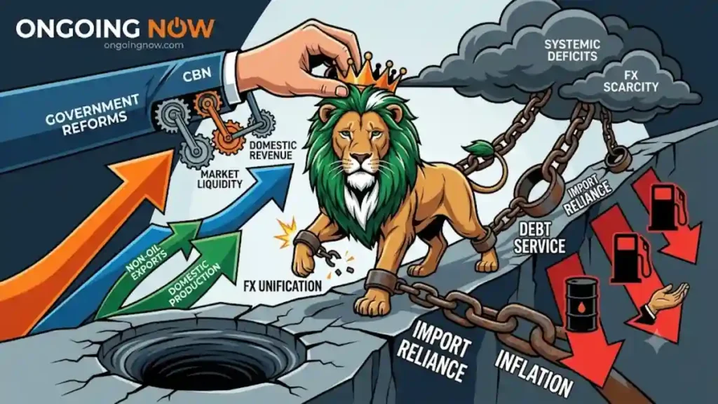 Behind the naira exchange rate collapse How systemic deficits broke the currency