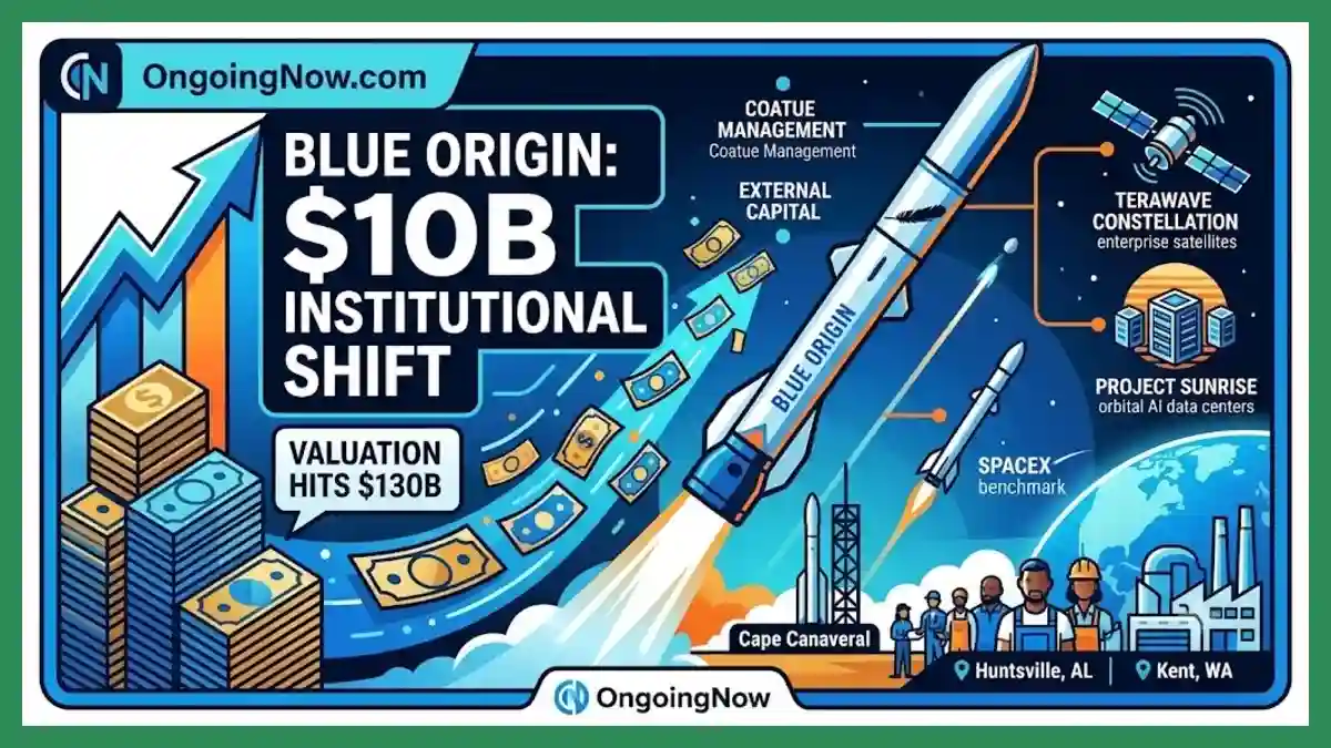Billionaire Self-Funding Ends as Blue Origin Valuation 2026 Hits $130 Billion