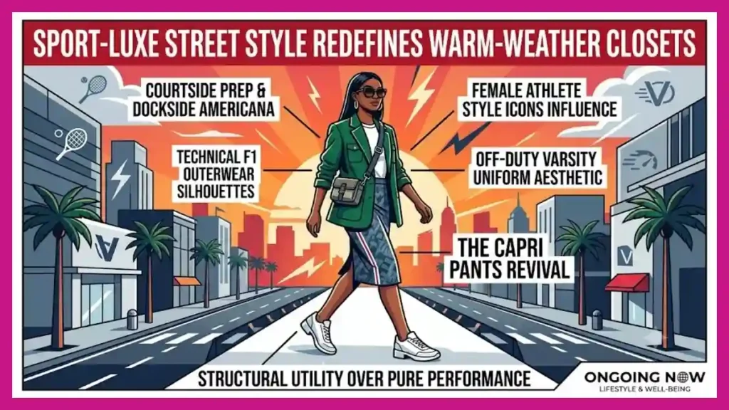 From Arenas to Sidelines How Sport-Luxe Street Style Rewrites the Rules of Warm-Weather Closets
