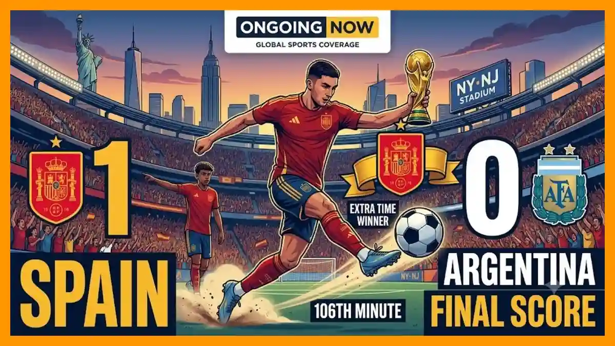 Historic World Cup Final Score Seals Spain’s Dramatic Extra-Time Triumph
