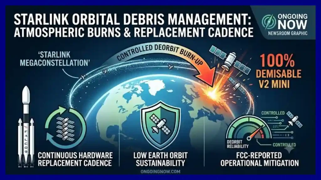 How New Orbital Debris Management Rules Force Starlink Satellite Burns