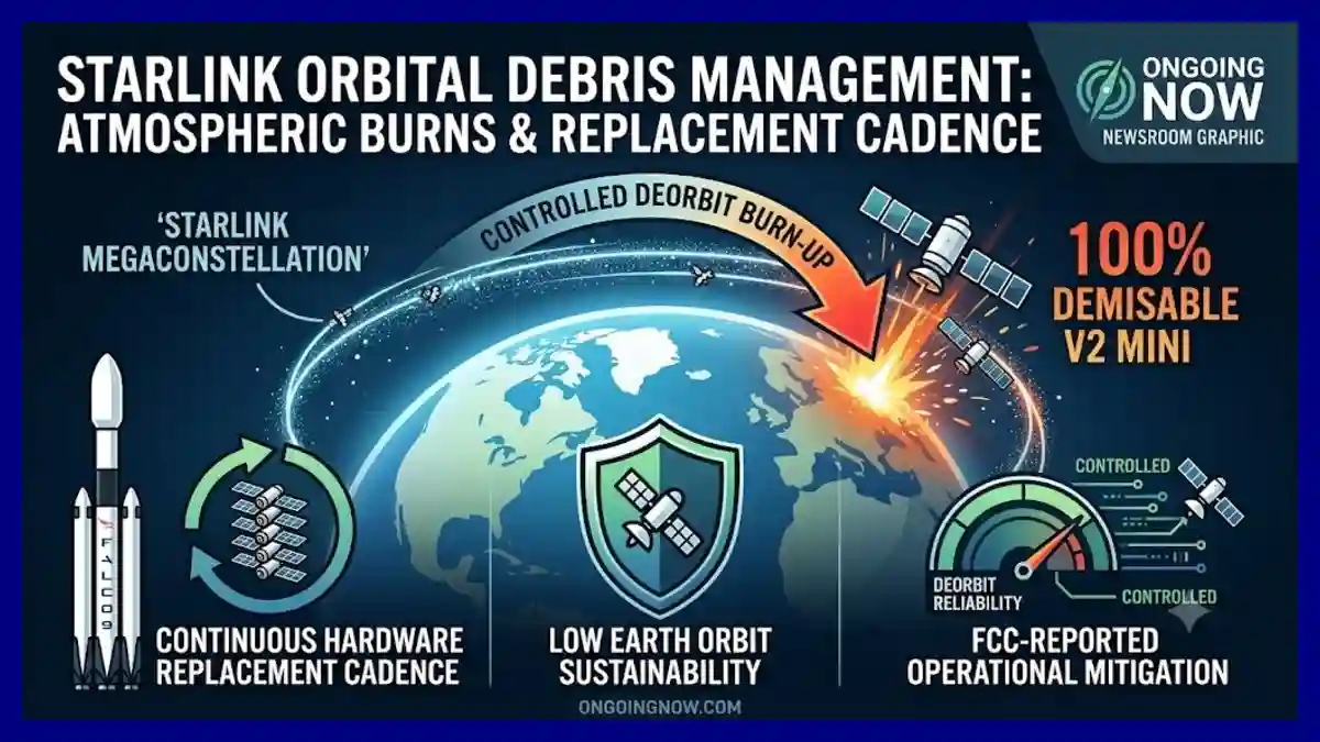 How New Orbital Debris Management Rules Force Starlink Satellite Burns