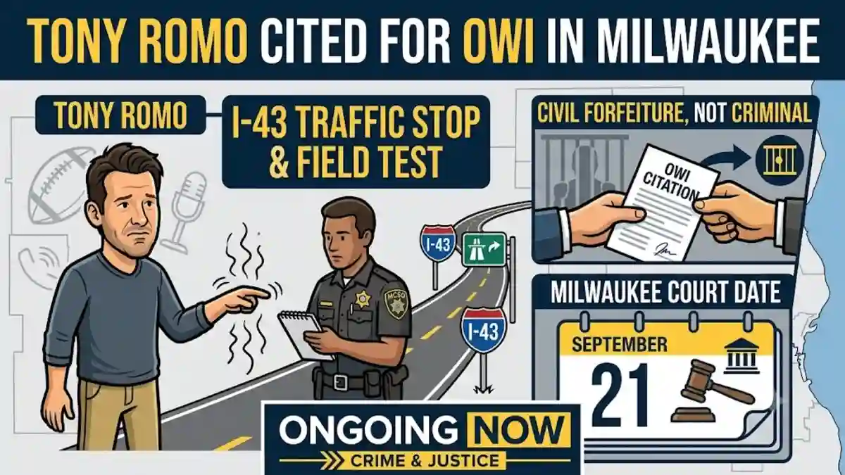 Inside the Legal Process Behind Tony Romo’s OWI Citation Milwaukee Wisconsin