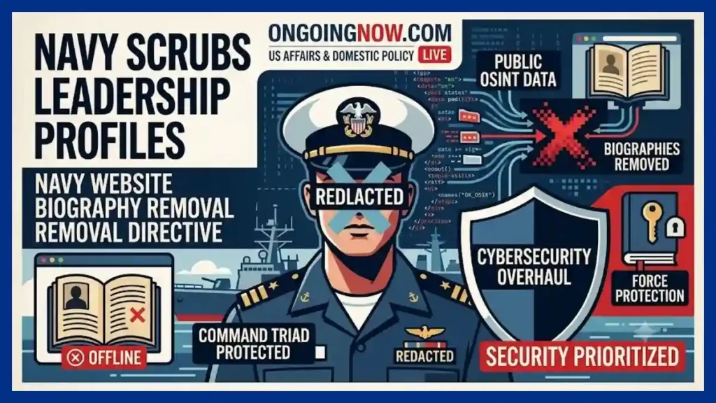 Open-Source Threat Forces Immediate navy leadership profile removal 2026