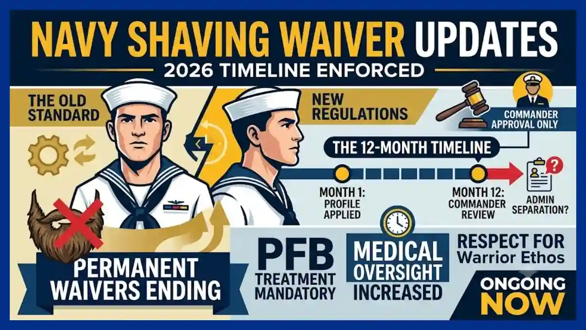 Securing the fleet How military beard regulation changes reshape duty rules