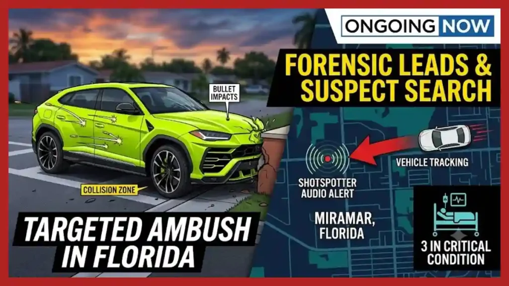 Targeted Ambush How Miramar police department updates Track the Suspect Vehicle