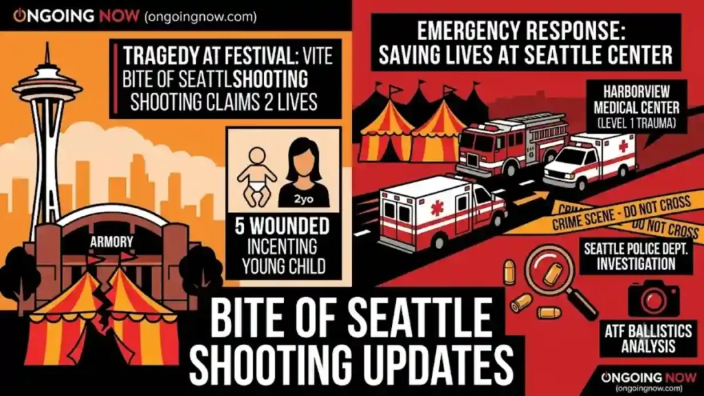 Tragedy at the Food Festival Bite of Seattle Shooting Claims 2 Lives at Seattle Center