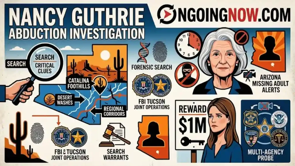 Inside the Nancy Guthrie Investigation as Federal Units Uncover Critical Clues