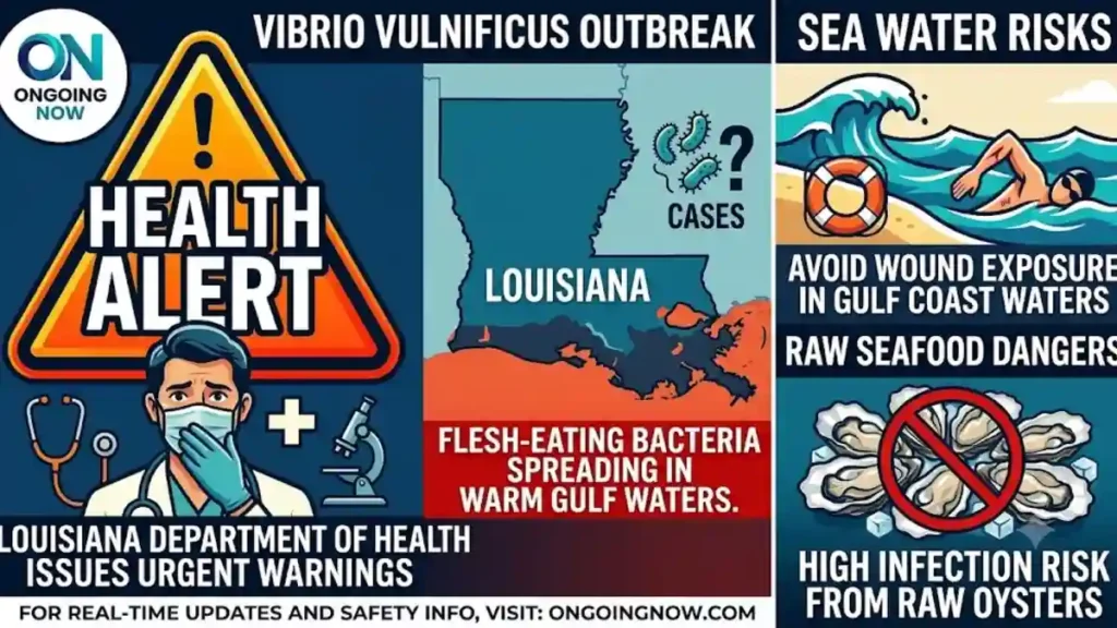 Warm Water Risks Surge as flesh eating bacteria Gulf Coast Cases Rise